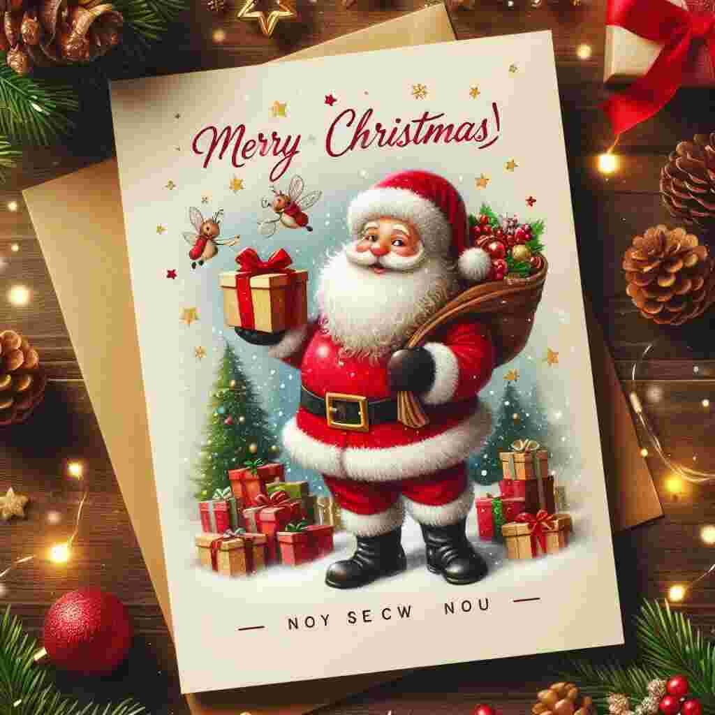 happy christmas cute santa Happy Christmas %currentyear%