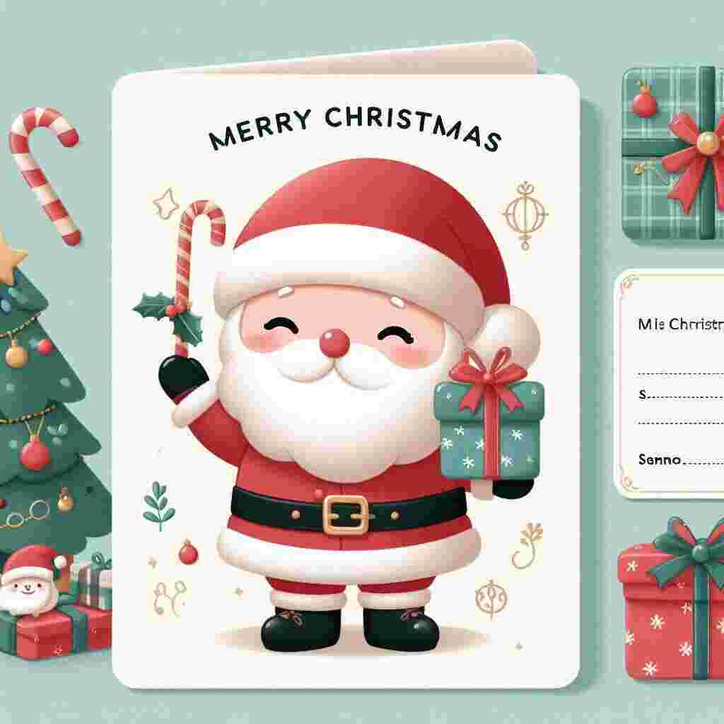 christmas greeting card Merry Christmas in Advance