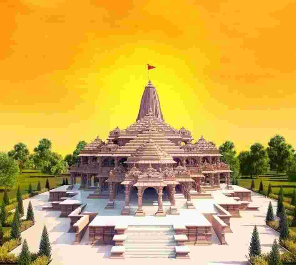 Ayodhya Ram Mandir Celebration Wishes, Messages, Images & Wallpaper Shri Ram Mandi Ayodhya