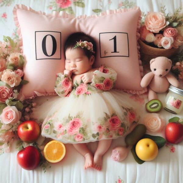 One Month Old Baby Best Photoshoot Ideas at Home one month old baby photoshoot idea at home Utsava Time