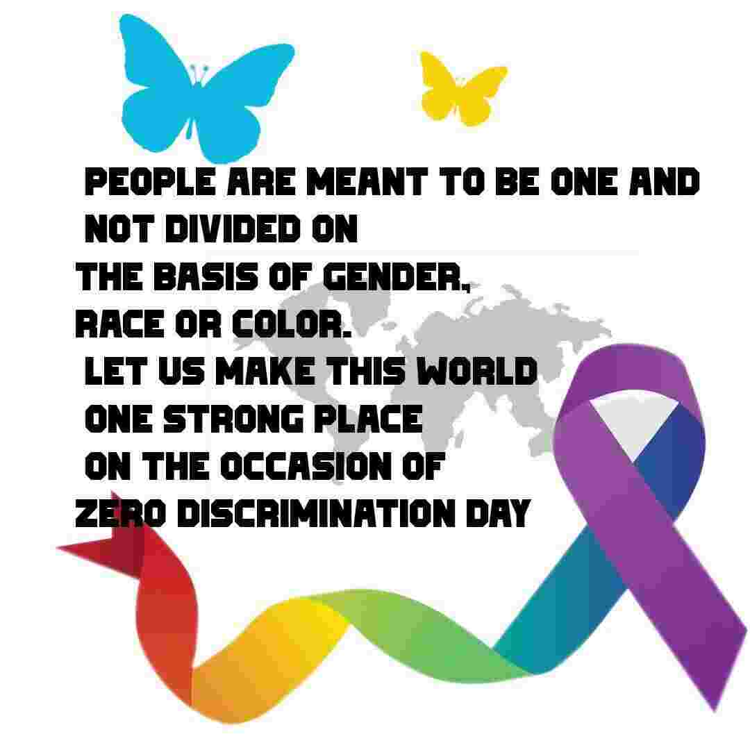 Zero Discrimination Day Wishes Greeting Card images Messages Zero Discrimination Day Wishes Greeting Card images Messages