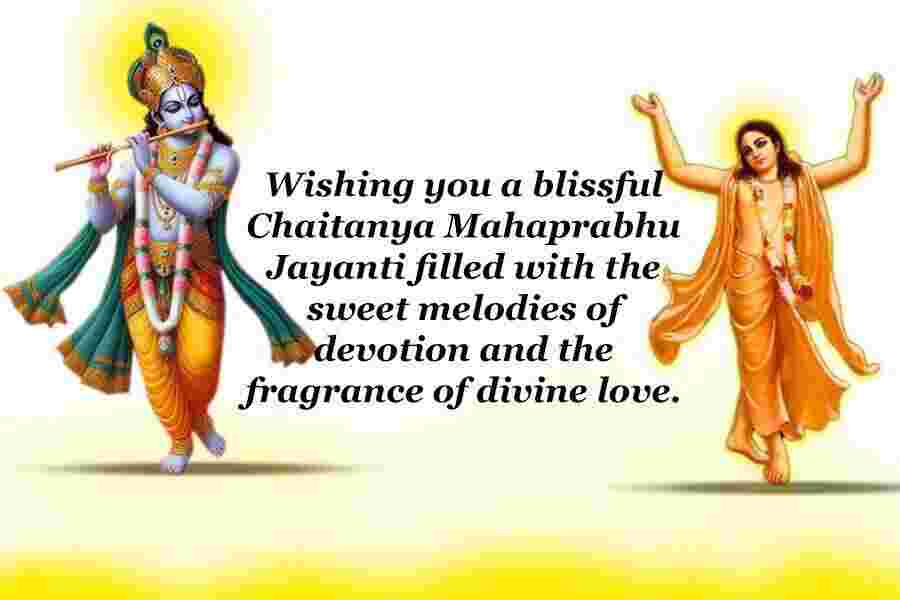 Chaitanya Mahaprabhu Jayanti Wishes, Quotes & Messages Images in English & Hindi Chaitanya Mahaprabhu Jayanti Wishes in English