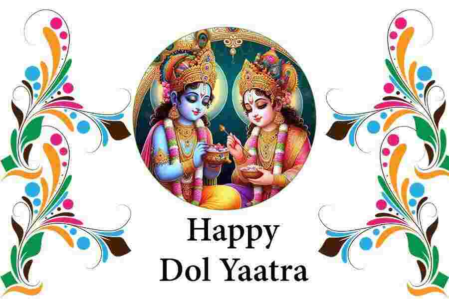 Dol Purnima Wishes, Quotes, Shayari & Messages Images Dol Yaatra Wishes