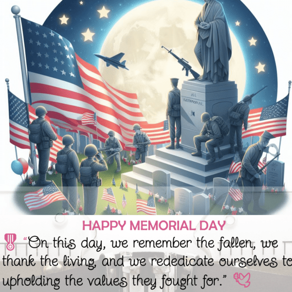 Happy National Memorial Day Greeting, Wishes & Quote Message Image Happy National Memorial Day Quote line image