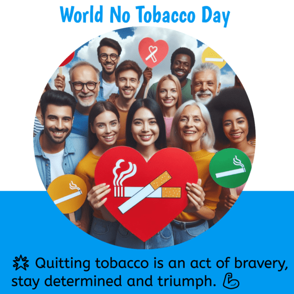 World No Tobacco Day Inspirational Quotes, Status Messages & Images in Hindi & English World No Tobacco Day With Message