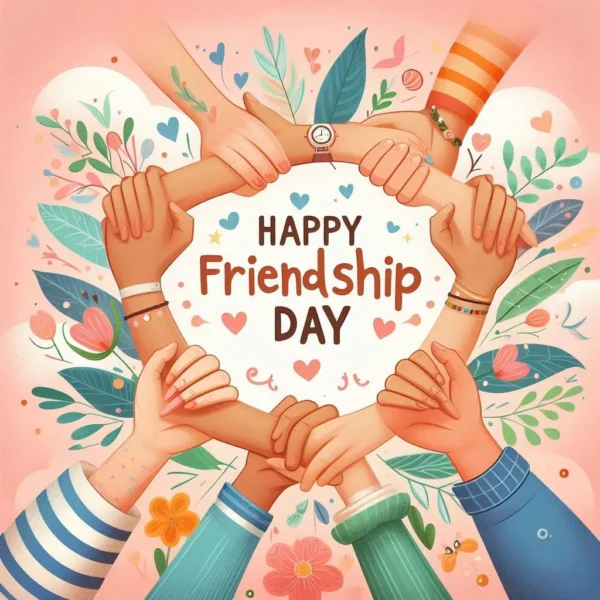 Happy Friendship Day Greeting Quote, Status Messages with images In English & Hindi Happy Friendship Day Greeting & wishes wallpaper