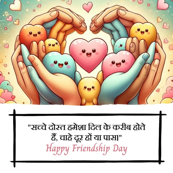 Happy Friendship Day Greeting Quote, Status Messages with images In English & Hindi Happy Friendship Day wishes image with Messages In Hindi