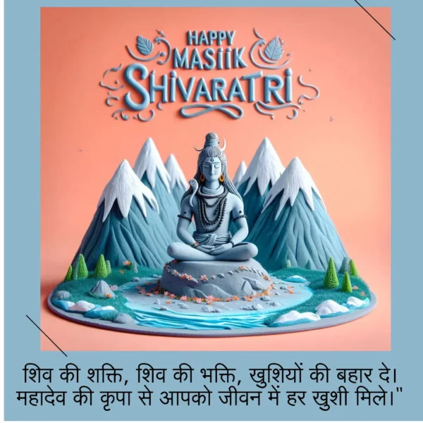 Happy Masik Shivaratri 2024 dates with Greeting & Wishes Messages with images Happy Masik Shivaratri Greeting Messages in Hindi