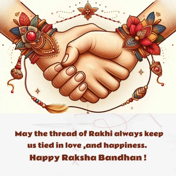 Happy Raksha Bandhan Greeting Quote, Status Messages with images In English & Hindi Happy Raksha Bandhan Wishes & Greeting Quote