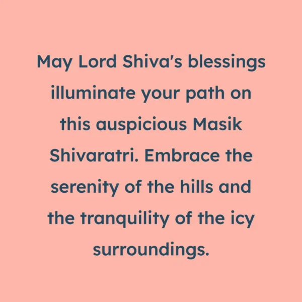 Happy Masik Shivaratri 2024 dates with Greeting & Wishes Messages with images Lord Shiva special quote Message