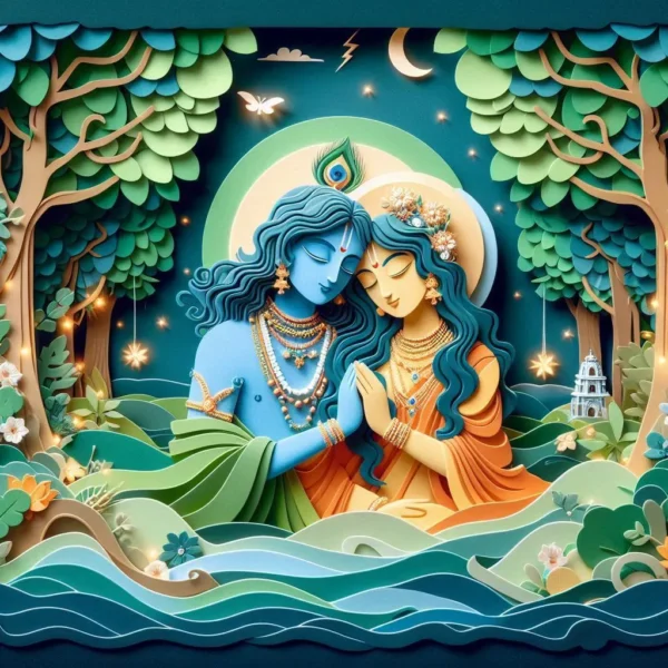 Happy Krishna Janmashtami Greeting, Wishes, Spiritual Messages, Quotes, Status with facts & Lord Krishna Images Happy Janmashtami lord Krishna and Radha image