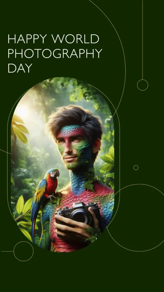 Happy World Photography Day Greeting, Status, Messages, Quotes, Facts & Image with Photo of The Day Happy World Photography Day