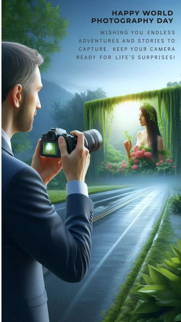 Happy World Photography Day Greeting, Status, Messages, Quotes, Facts & Image with Photo of The Day Happy World Photography Day Wishes image
