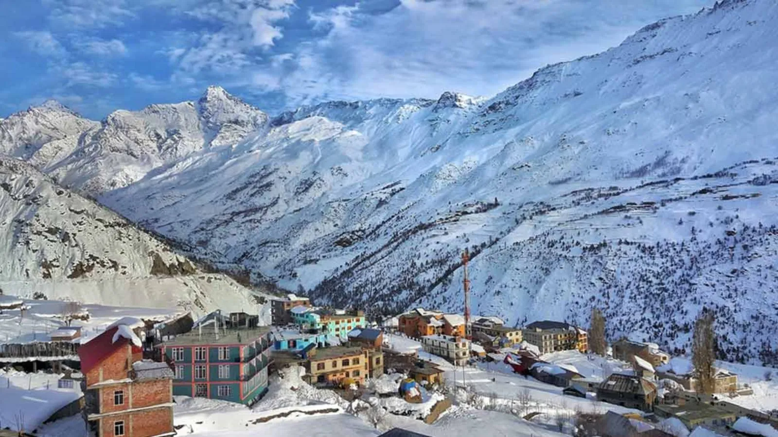 Top 10 Must-Visit Tourist Destinations in Himachal Pradesh a snowy mountain in keylong