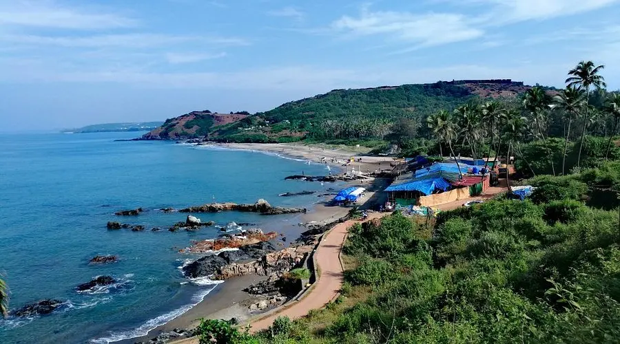Most Visiting Places in Goa | Dudhsagar | Pali | Beach | Waterfall Vagator Beach in Goa