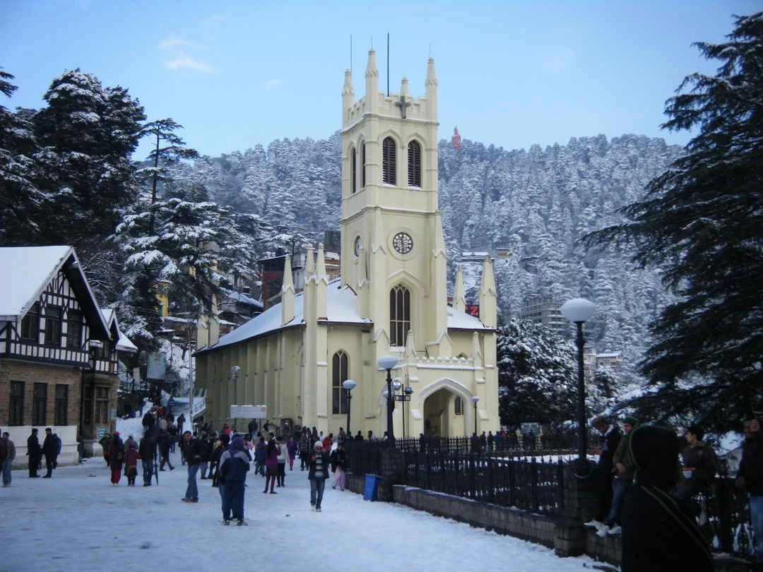Top 10 Must-Visit Tourist Destinations in Himachal Pradesh a church with a clock tower in manali