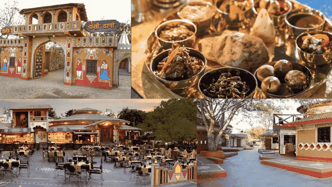 Top 13 Must-Visit Destinations in Jaipur: City Palace, Amber Fort, Hawa Mahal & Many More chowki dhani in Jaipur, Rajasthan