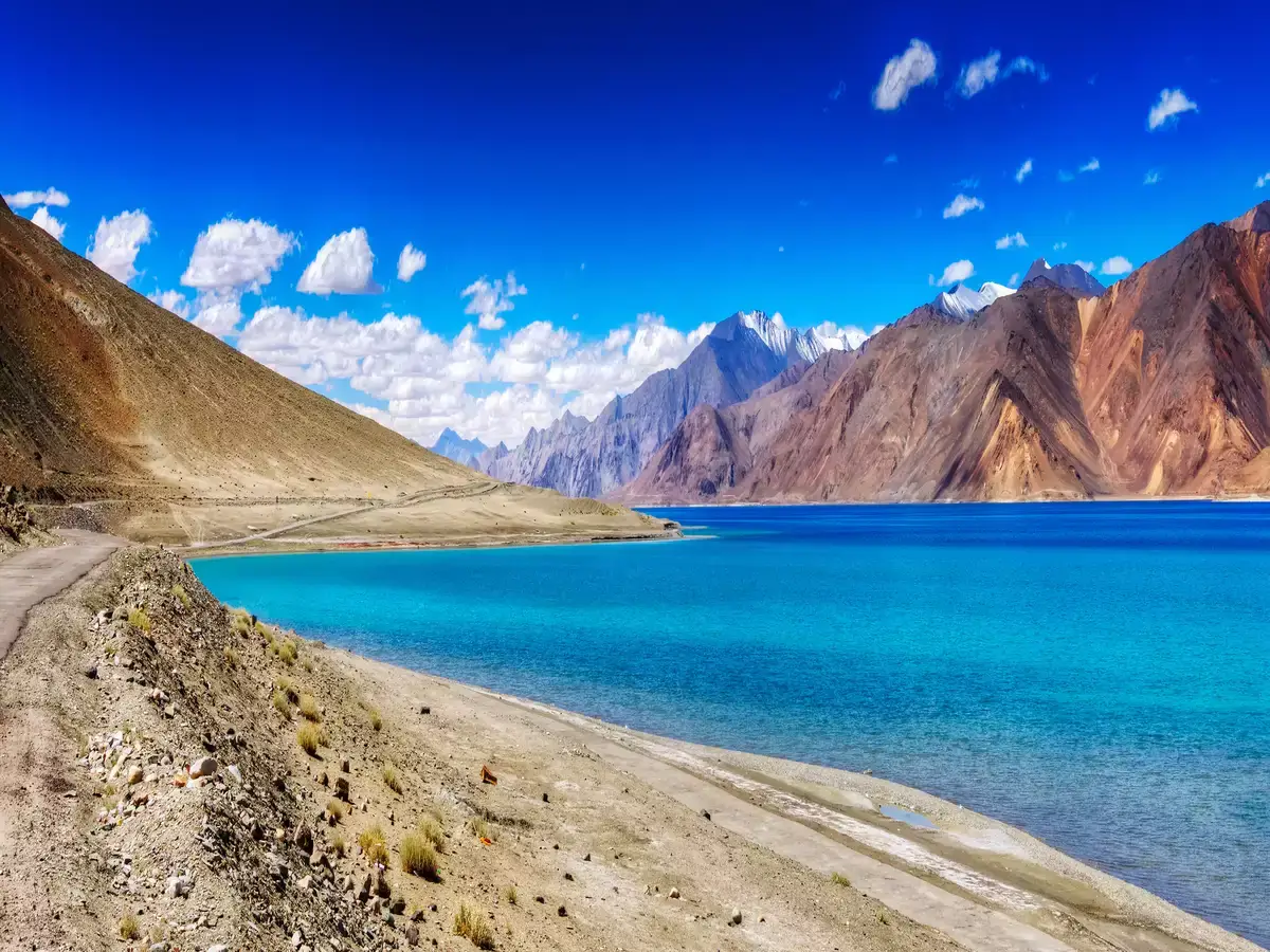 Top 10 Beautiful Tourist Places to Visit in Leh Ladakh Pangog Lake in Leh Ladakh